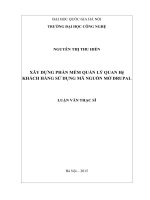 Xây dựng phần mềm quản lý quan hệ khách hàng sử dụng mã nguồn mở DRUPAL 