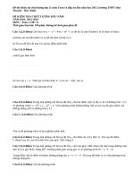 Khảo sát chất lượng lớp 11 môn Toán có đáp án đầu năm học 2015 (trường THPT Hàn Thuyên)