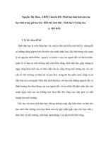 Phát huy tính tích cực của học sinh trong giờ học bài  diễn thể sinh thái   sinh học 12 nâng cao 