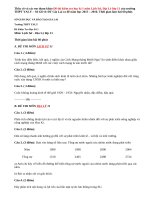 Đề kiểm tra học kì 1 môn Sử, Địa lớp 11 Sở GD & ĐT Gia Lai năm 2015