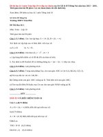 Giải chi tiết Đề thi học kì 1 môn Toán 10 Sở GD & ĐT Đồng Nai 2015