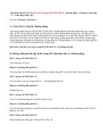 Giải bài 1,2,3,4,5 trang 101 SGK Sinh 11: Hướng động