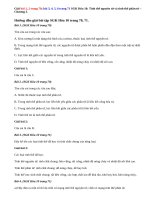 Giải bài 1,2,3, 4,5,6 trang 70,71 SGK Hóa 10: Tinh thể nguyên tử và tinh thể phân tử