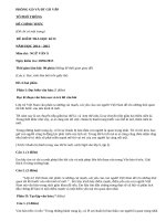 Đề kiểm tra học kì 2 năm 2015 môn Văn Phòng GD&ĐT Gò Vấp