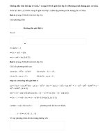 Bài 4,5,6,7 trang 29 SGK giải tích lớp 11 (Phương trình lượng giác cơ bản)