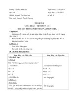 Số 0 trong phép nhân và phép chia