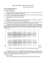 ĐIỆN TÂM ĐỒ TRONG VIÊM MÀNG NGOÀI TIM