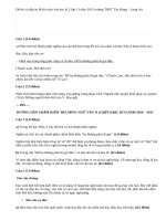 Đề thi và đáp án đề thi môn văn học kì 2 lớp 11 năm 2015