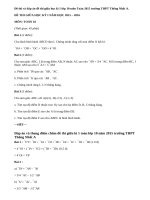Đề thi giữa học kì 1 lớp 10 môn Toán 2015 trường THPT Thống Nhất A