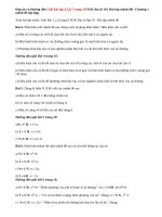 Giải bài 4,5,6,7 trang 10 SGK đại số 10 : Bài tập mệnh đề (tiếp theo)