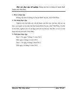 báo cáo thực tập tốt nghiệp phòng văn hóa và thông tin huyện bình xuyên tỉnh vĩnh phúc 