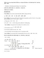 Đề và đáp án đề kiểm tra 1 tiết hình 10 chương 1 năm 2015