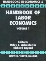 Handbook of LABOR ECONOMICS vol  1 1987  