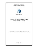 Trực quan hóa sự kiện lịch sử trên nền bản đồ số 