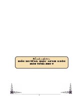 skkn tieng anh; một số kinh nghiệm bồi dưỡng học sinh giỏi 