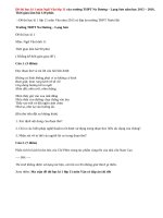 Đề thi kì 1 môn Văn lớp 11 trường THPT Na Dương Lạng Sơn năm 2015