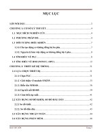 Xây dựng hệ giám sát, điều khiển ổn định áp suất và cảnh báo áp suất trên đường ống với dải đo: 0 ÷ 5bar