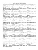 bài tập về giáo thoa ánh sáng, hạt nhân