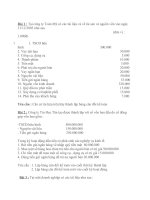 bài tập nguyên lý kế toán phần lập bảng cân đối kế toánPhân biệt tài sản và nguồn vốn                  Xác định tổng số                  Phân biệt tài sản lưu động và tài sản cố định. Phân biệt nợ  phải trả và nguồn vốn chủ sở hữu