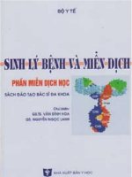 SINH LÝ BỆNH VÀ MIỄN DỊCH, PHẦN MIỄN DỊCH HỌC, ĐÀO TẠO BÁC SỸ ĐA KHOA