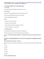 Giải bài 1,2,3 ,4,5,6 ,7,8,9 trang 68,69,70 SGK Toán 9 tập 2: Góc ở tâm. Số đo cung