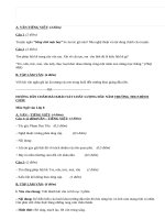 Đề thi và đáp án khảo sát chất lượng đầu năm lớp 8 môn Văn trường THCS Bình Châu