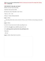 Đề KSCL đầu năm văn 9 năm 2015 trường THCS Quảng Minh