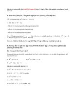 Giải bài 15,16 trang 45 Đại số 9 tập 2: Công thức nghiệm của phương trình bậc hai