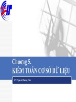 Bài giảng môn an toàn cơ sở dữ liệu  chương 5   kiểm toán cơ sở dữ liệu