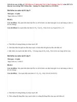 2 Đề kiểm tra 15 phút môn Lý lớp 9 chương 1 kì 1 năm 2015 (Có đáp án)