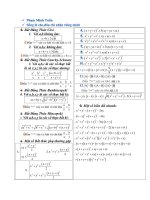 cách giải Bất đẳng thức hay chọn lọc