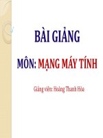 Bài giảng môn an toàn cơ sở dữ liệu  chương 3   các giải pháp được sử dụng trong một hệ quản trị cơ sở dữ liệu an toàn