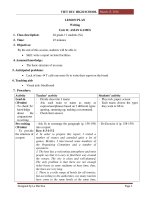 Giáo án tiếng Anh lớp 11_nâng cao_Unit 11_Writing