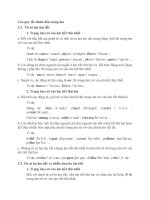 Các quy tắc đánh dấu trọng âm