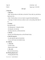 ÔN tập KIỂM TRA 1 TIẾT TUẦN 31 Sinh học khối 8