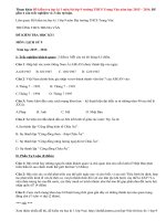 Đề kiểm tra học kì 1 môn Sử lớp 9 trường THCS Trung Văn