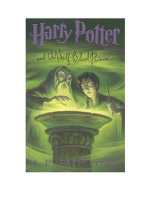 Harry Potter and the HalfBlood Prince (Harry Potter và Hoàng tử lai  tập 6)