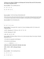 2 đề kiểm tra chất lượng môn Toán lớp 9 đầu năm 2015-2016 mới nhất