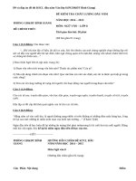 Đề và đáp án đề KSCL đầu năm Văn lớp 8 (PGD&ĐT Bình Giang)