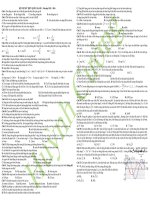 đề thi thử thpt môn vật lí