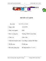 SKKN mi thuat; giúp học sinh tìm hiểu màu sắc và nâng cao khả năng cảm thụ  màu sắc để vẽ tốt bài vẽ trang trí 