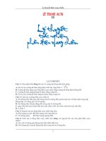 lý thuyết cơ bản dòng điện xoay chiều