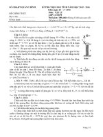 đề thi thử đại học vật  lí lop 12