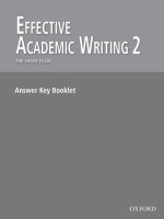 EffectiveAcademicWriting2 answerkeys