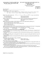 đề cương ôn thi tốt nghiệp thpt quốc gia môn hóa  năm  2016 