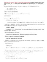 Cấu trúc và đề cương ôn thi học kì 1 lớp 9 môn Toán năm 2015