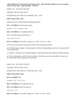 Đề thi giữa học kì 1 lớp 9 môn Toán năm 2015 mới nhất ( THCS Lê Anh Xuân)