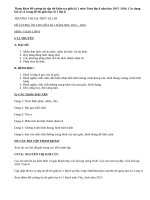 Đề cương ôn tập thi kiểm tra giữa kì 1 môn Toán lớp 8 năm 2015