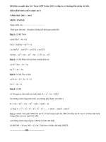 Đề kiểm tra giữa học kì 1 Toán 8 năm 2015 2016