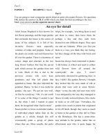 Bài test Tiếng Anh dành cho bậc  B2